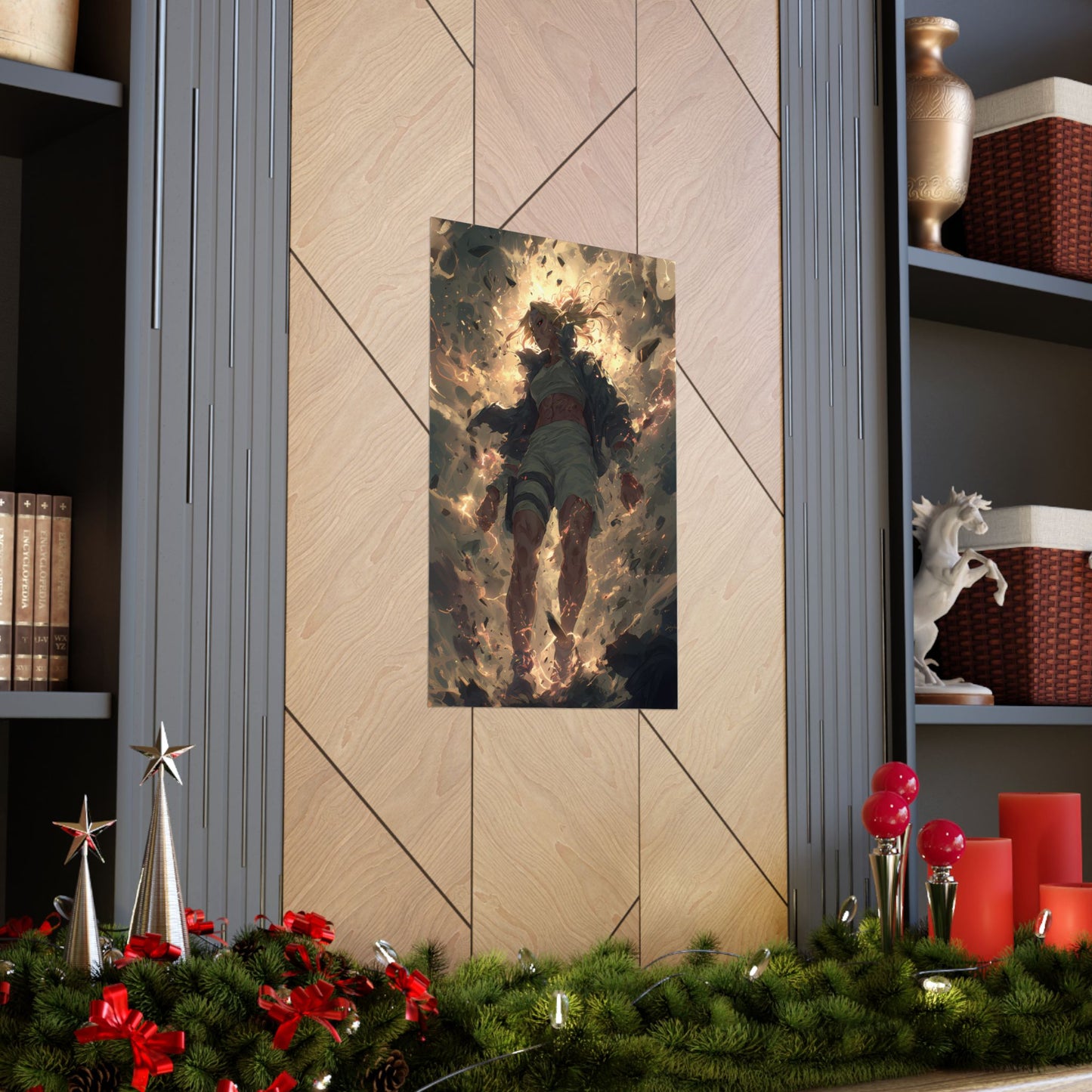 Tsunade Senju, Naruto Shippuden Anime Fan Art Matte Vertical Poster Wall Art