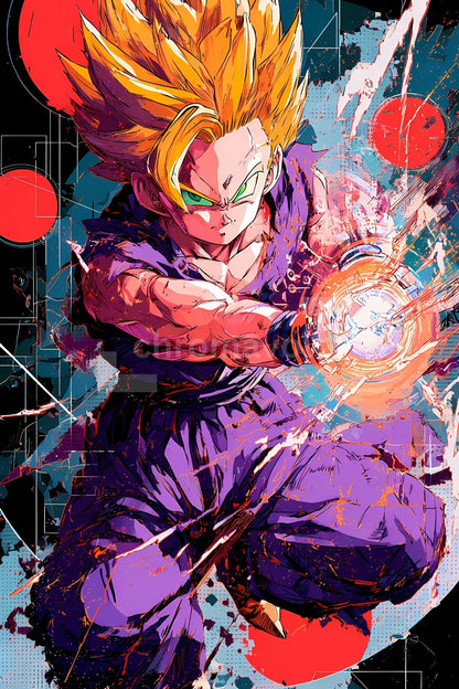Dragon Ball Anime Posters, Matte Vertical Poster Wall Art 24 in x 36 in
