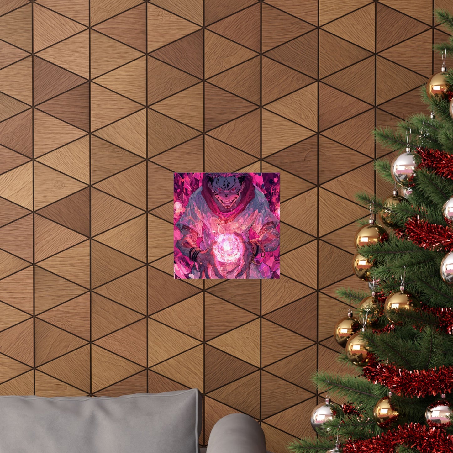 Ryomen Sukuna, Jujutsu Kaisen Anime Matte Vertical Poster Wall Art