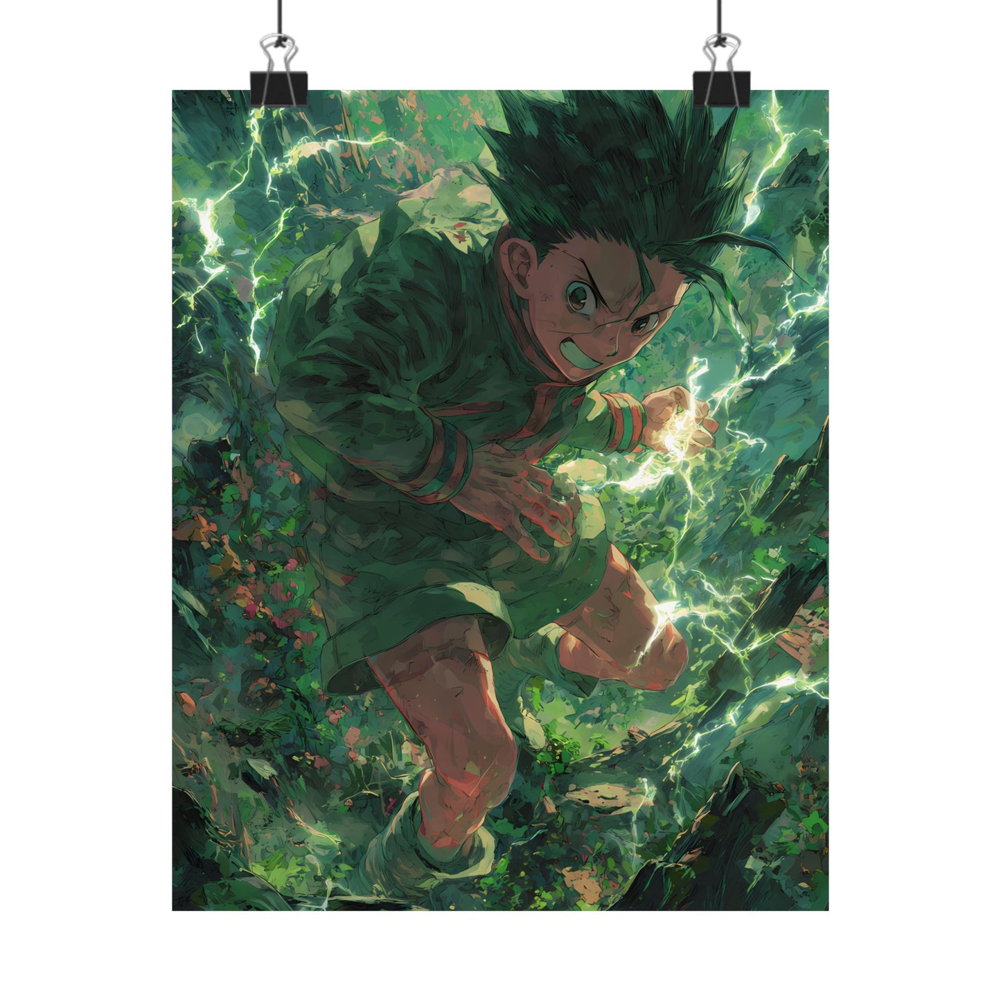 Gon Freecss, Hunter X Hunter Anime Matte Vertical Poster Wall Art