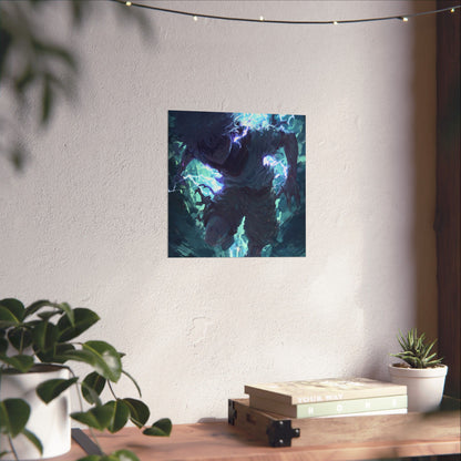 Killua Zoldyck, Hunter X Hunter Anime Matte Vertical Poster Wall Art