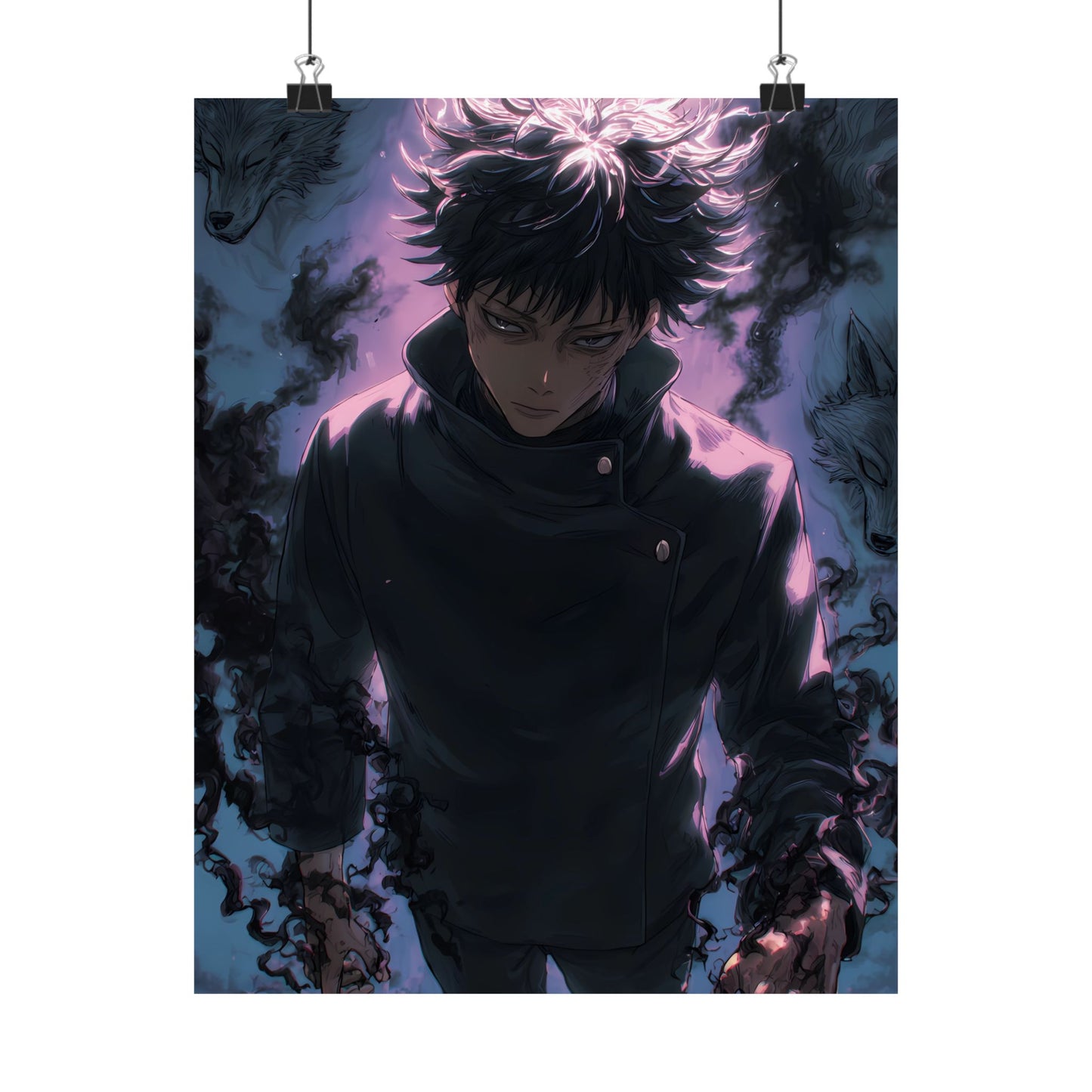 Megumi Fushiguro, Jujutsu Kaisen Anime Matte Vertical Poster Wall Art