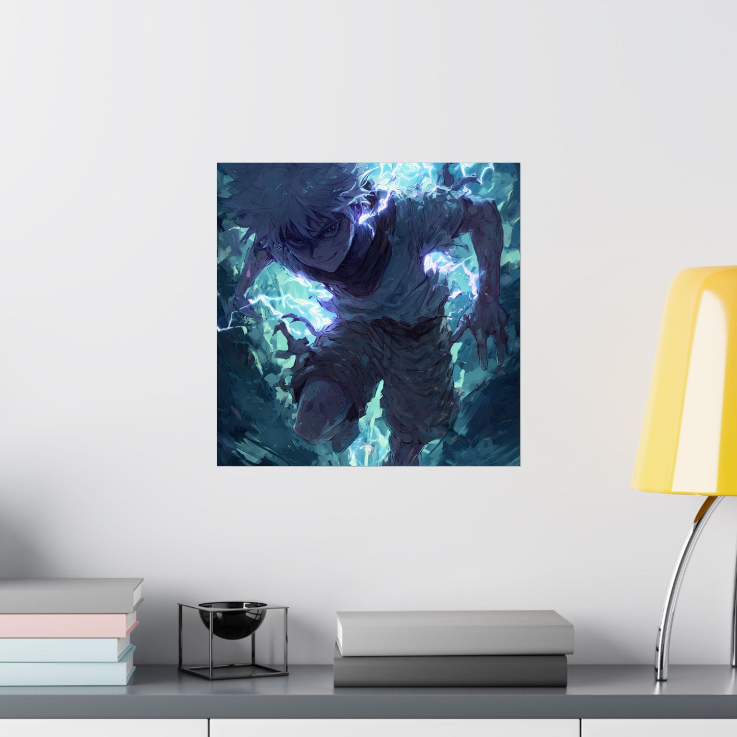 Killua Zoldyck, Hunter X Hunter Anime Matte Vertical Poster Wall Art