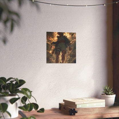 Tsunade Senju, Naruto Shippuden Anime Fan Art Matte Vertical Poster Wall Art