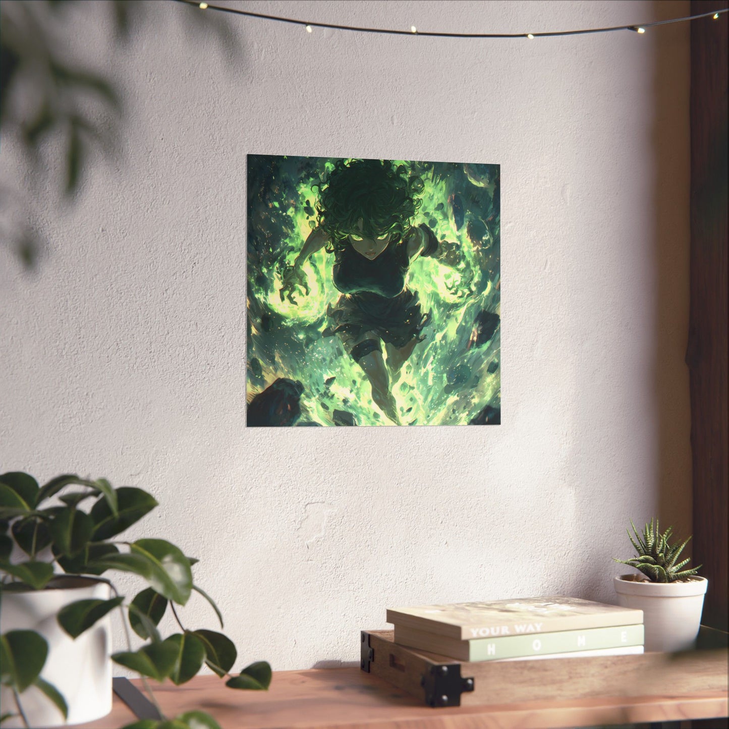 Tornado Of Terror Tatsumaki, One Punch Man Anime Matte Vertical Poster Wall Art