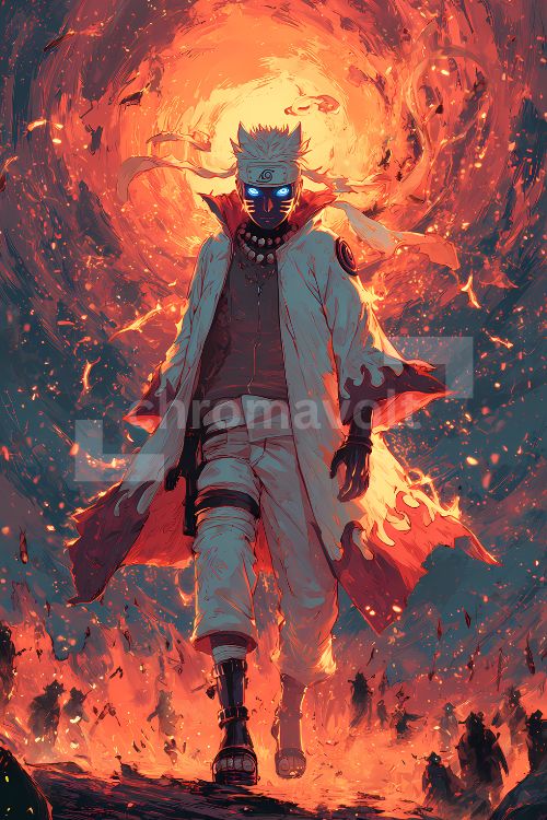 Naruto Shippuden Anime Posters, Matte Vertical Poster Wall Art