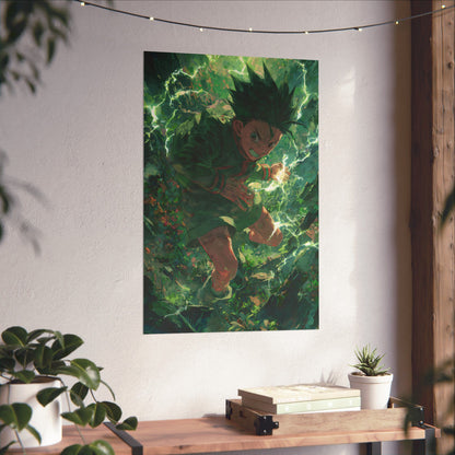 Gon Freecss, Hunter X Hunter Anime Matte Vertical Poster Wall Art