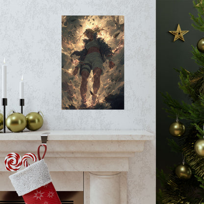 Tsunade Senju, Naruto Shippuden Anime Fan Art Matte Vertical Poster Wall Art