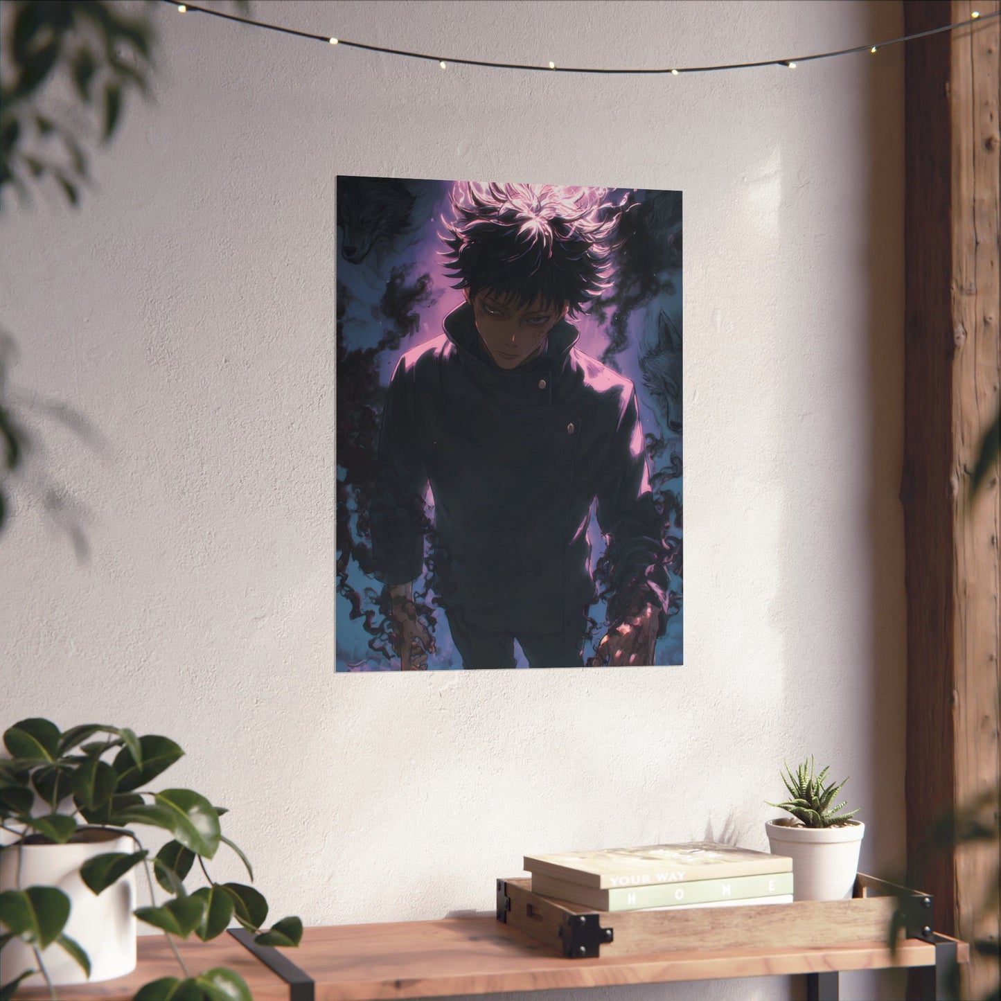 Megumi Fushiguro, Jujutsu Kaisen Anime Matte Vertical Poster Wall Art