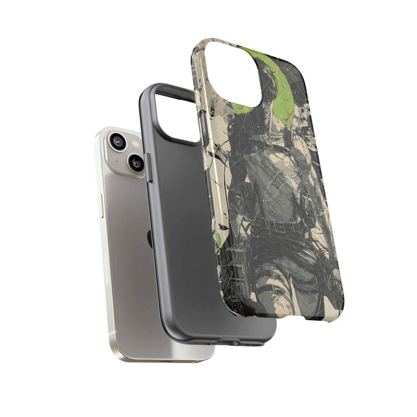 Captain Levi Ackerman, Attack On Titan Anime-Inspired Phone Case: Tough Cases, Phone Cover