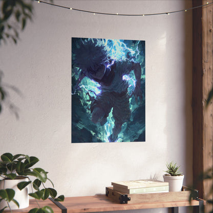 Killua Zoldyck, Hunter X Hunter Anime Matte Vertical Poster Wall Art