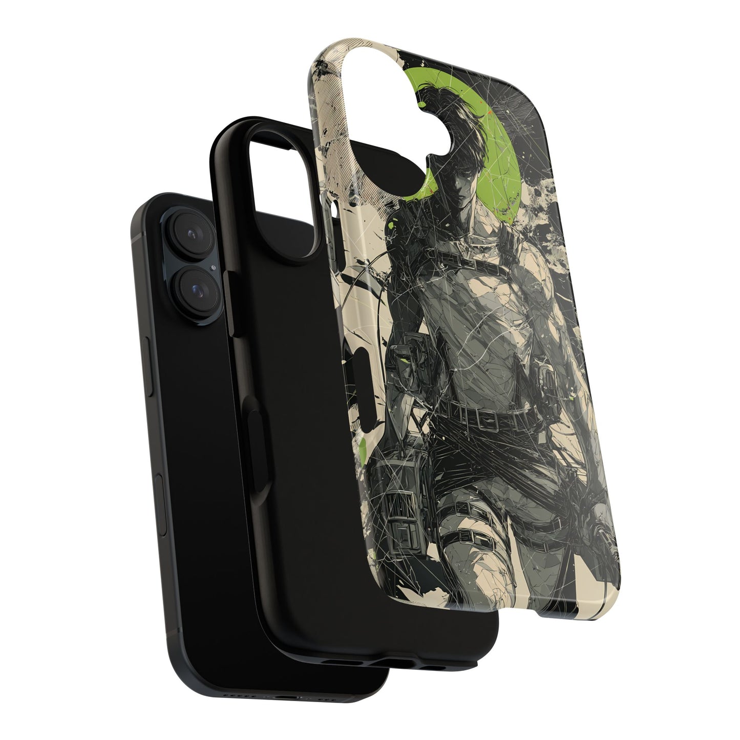 Captain Levi Ackerman, Attack On Titan Anime-Inspired Phone Case: Tough Cases, Phone Cover