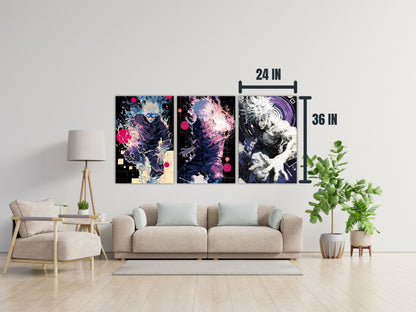 Gojo Satoru Jujutsu Kaisen Anime Posters, Matte Vertical Poster Wall Art