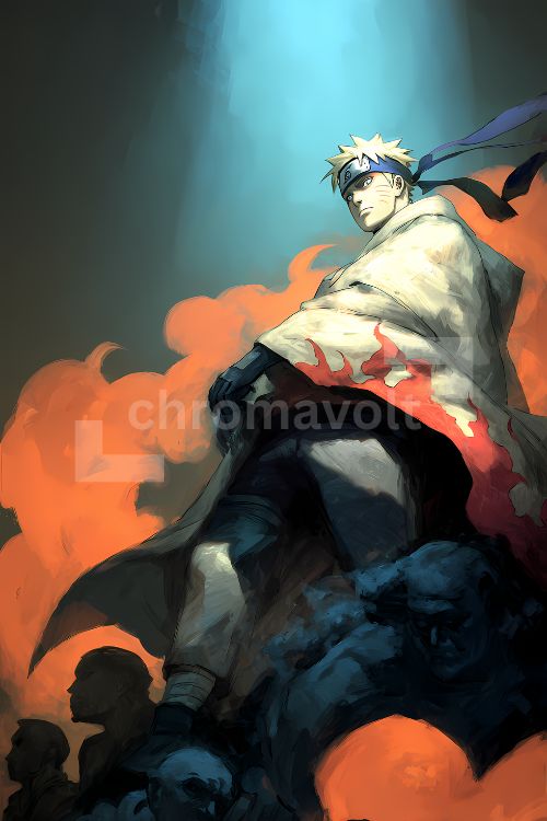 Naruto Shippuden Anime Posters, Matte Vertical Poster Wall Art