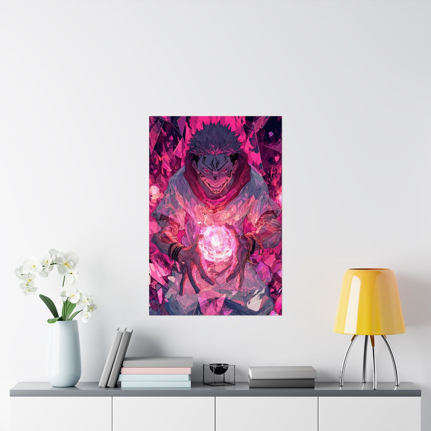 Ryomen Sukuna, Jujutsu Kaisen Anime Matte Vertical Poster Wall Art