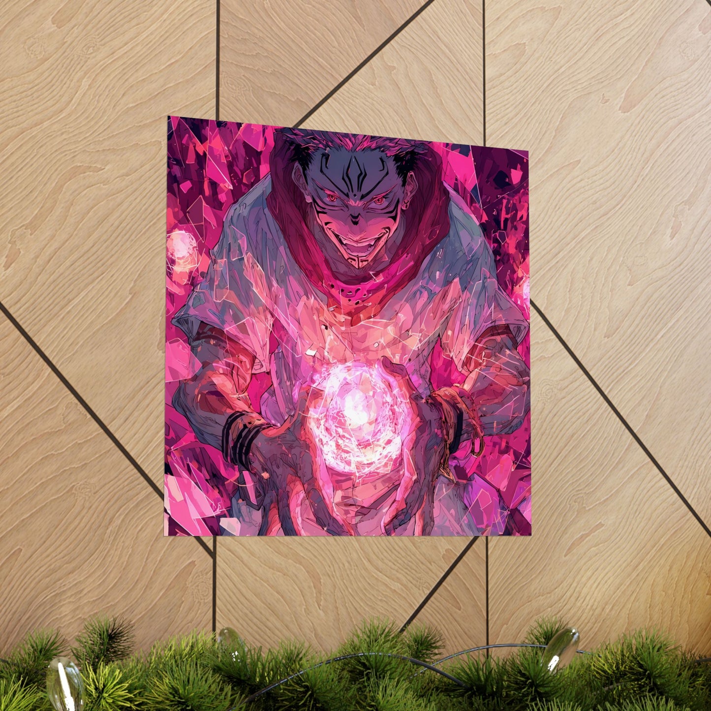 Ryomen Sukuna, Jujutsu Kaisen Anime Matte Vertical Poster Wall Art