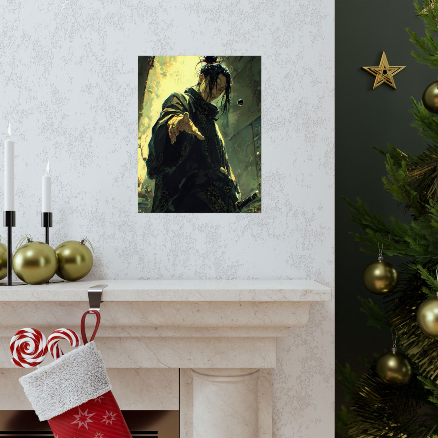 Suguru Geto, Jujutsu Kaisen Anime Matte Vertical Poster Wall Art