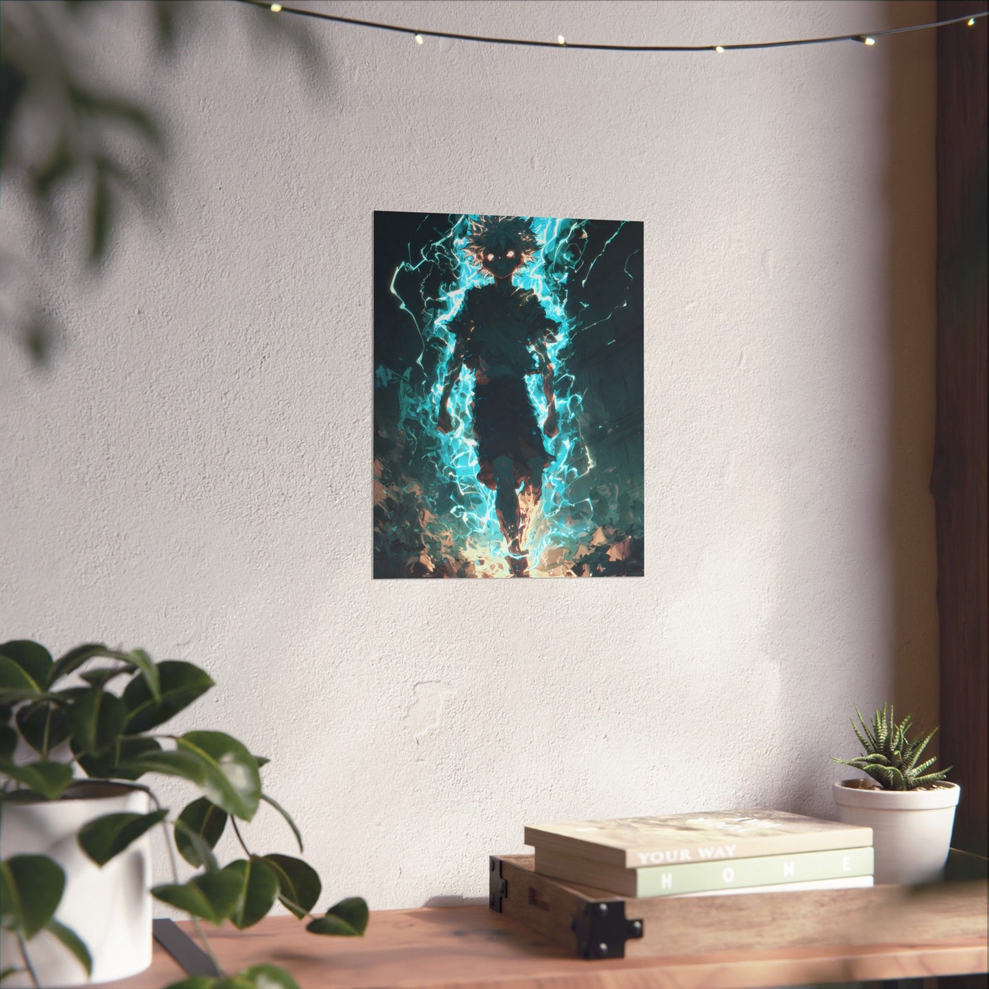 Killua Zoldyck Godspeed, Hunter X Hunter Anime Matte Vertical Poster Wall Art