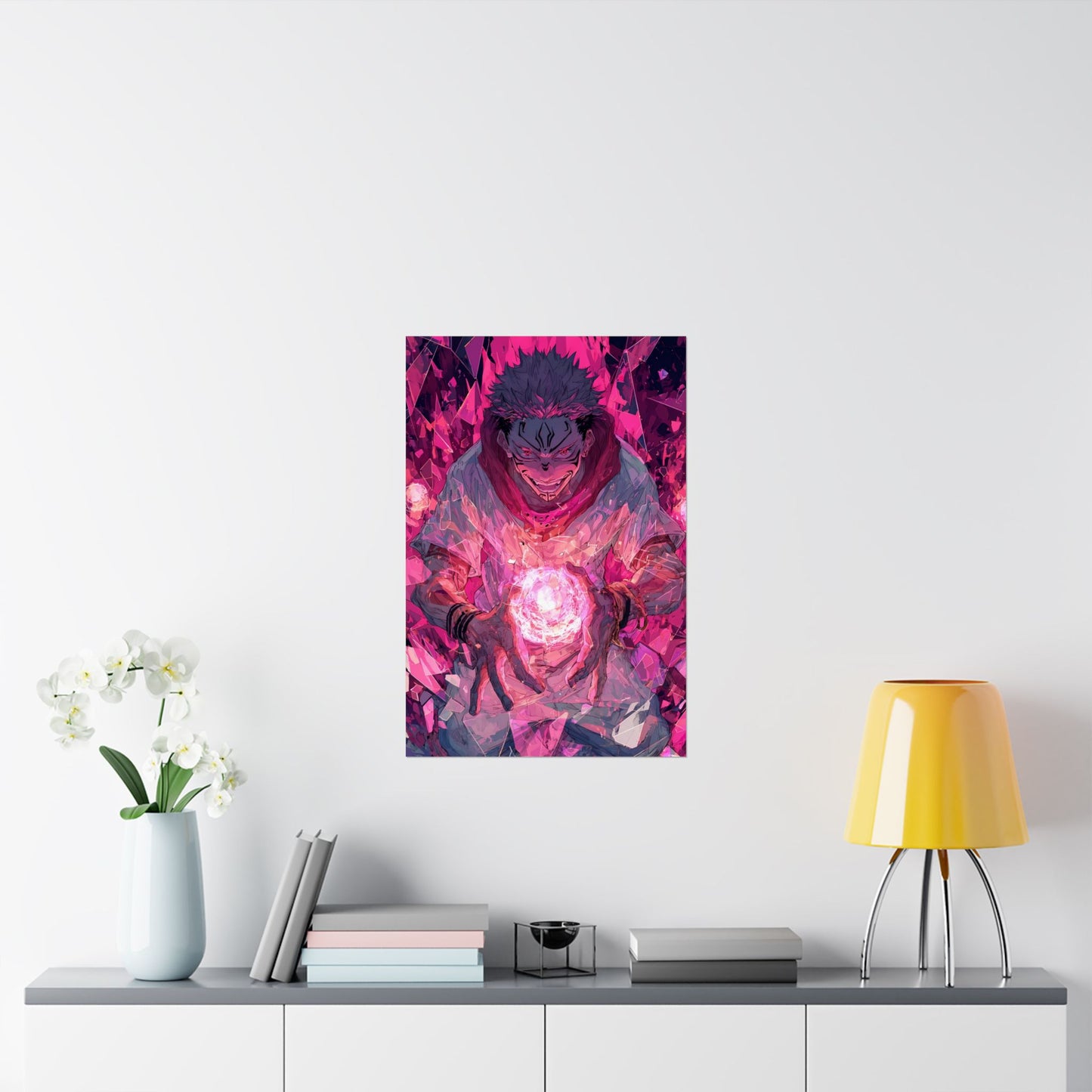 Ryomen Sukuna, Jujutsu Kaisen Anime Matte Vertical Poster Wall Art