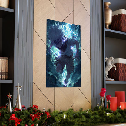 Killua Zoldyck, Hunter X Hunter Anime Matte Vertical Poster Wall Art