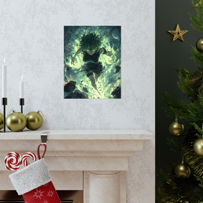 Tornado Of Terror Tatsumaki, One Punch Man Anime Matte Vertical Poster Wall Art
