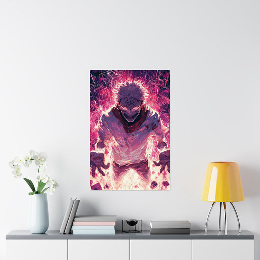 Ryomen Sukuna, Jujutsu Kaisen Anime Fan Art Vertical Poster Wall Art