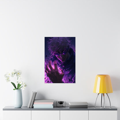 Gojo Satoru, Limitless Power Jujutsu Kaisen Anime Matte Vertical Poster Wall Art