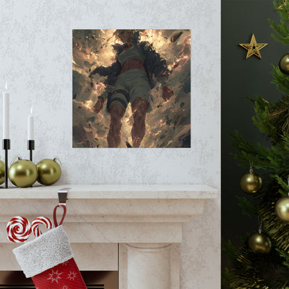 Tsunade Senju, Naruto Shippuden Anime Fan Art Matte Vertical Poster Wall Art
