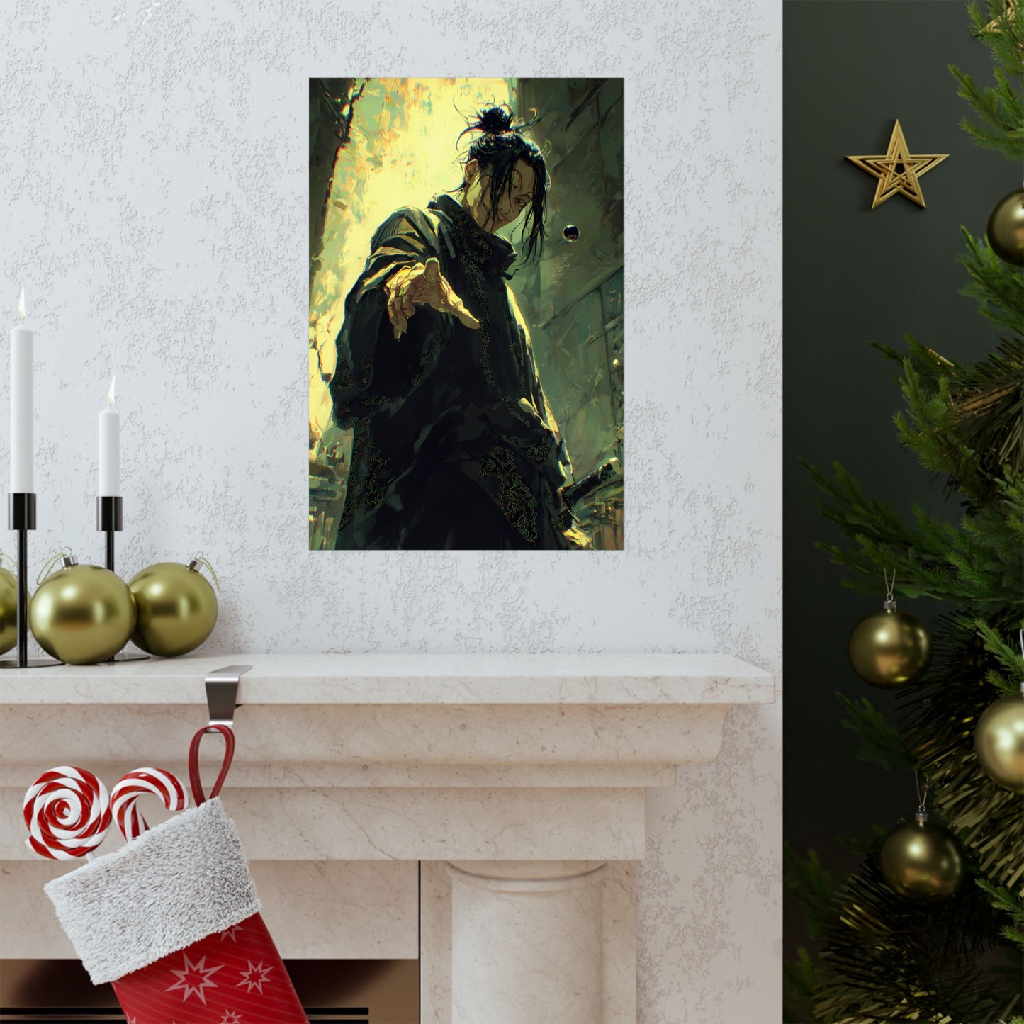 Suguru Geto, Jujutsu Kaisen Anime Matte Vertical Poster Wall Art