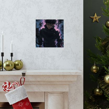 Megumi Fushiguro, Jujutsu Kaisen Anime Matte Vertical Poster Wall Art