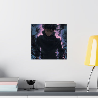 Megumi Fushiguro, Jujutsu Kaisen Anime Matte Vertical Poster Wall Art