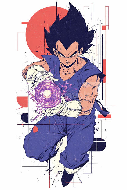 Dragon Ball Anime Posters, Matte Vertical Poster Wall Art 24 in x 36 in
