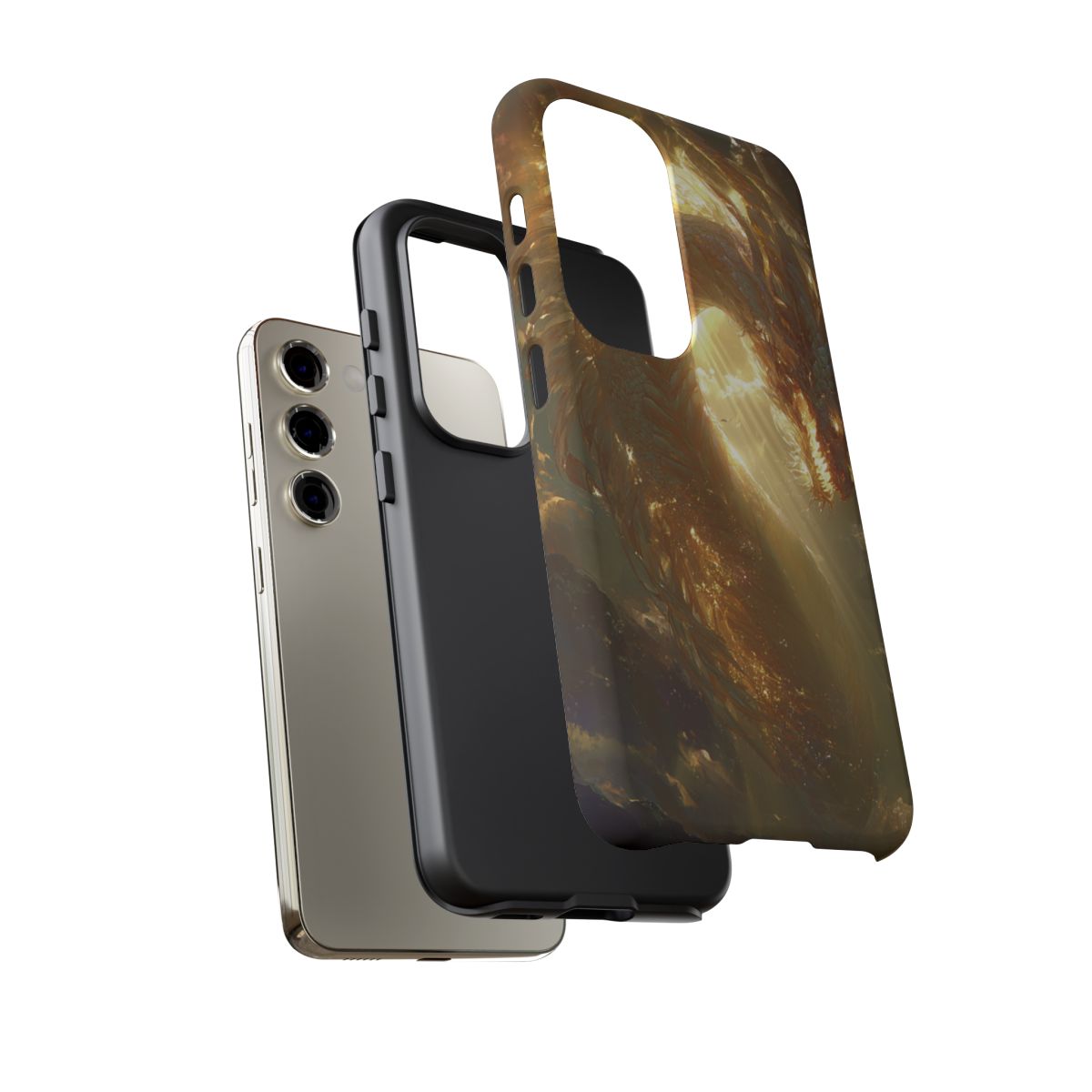 Light Dragon: The Celestial Flame Tough Case for iPhone®