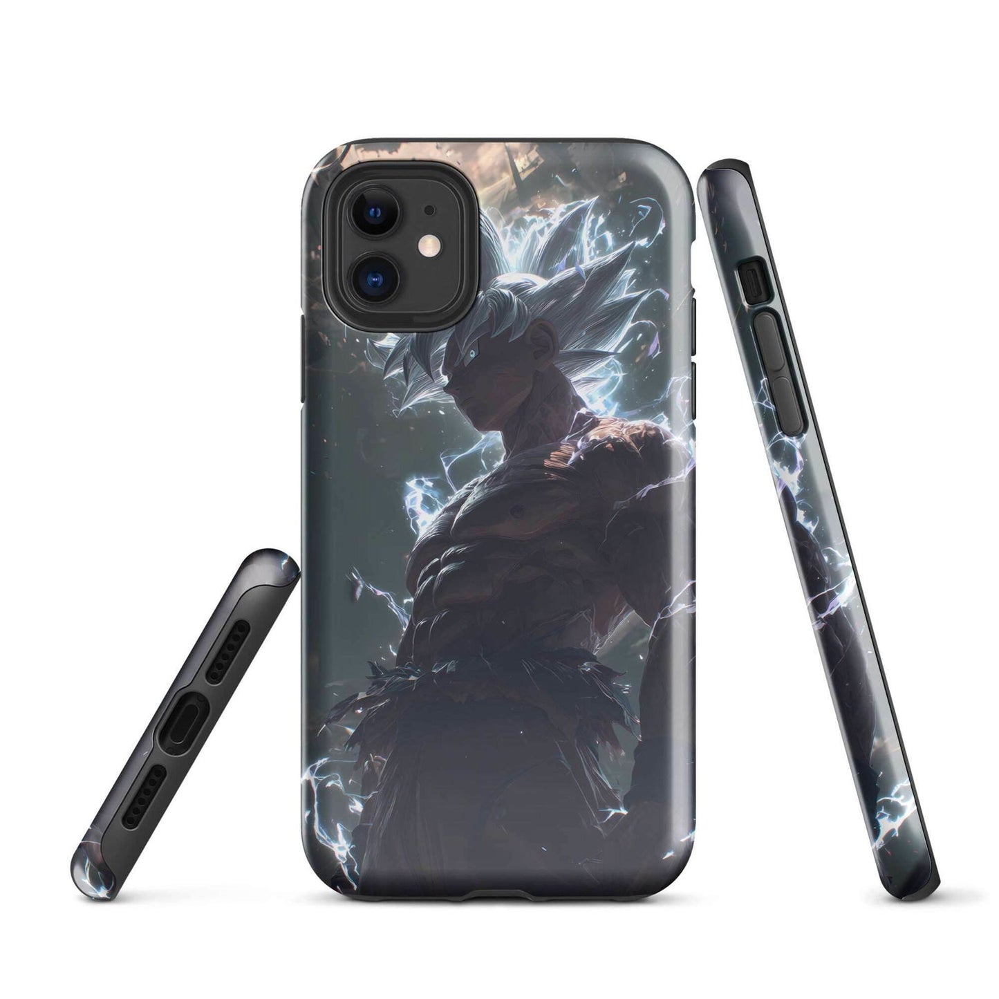 Son Goku Ultra Instinct Dragon Ball Super Anime Tough Case for iPhone - Chromavolt
