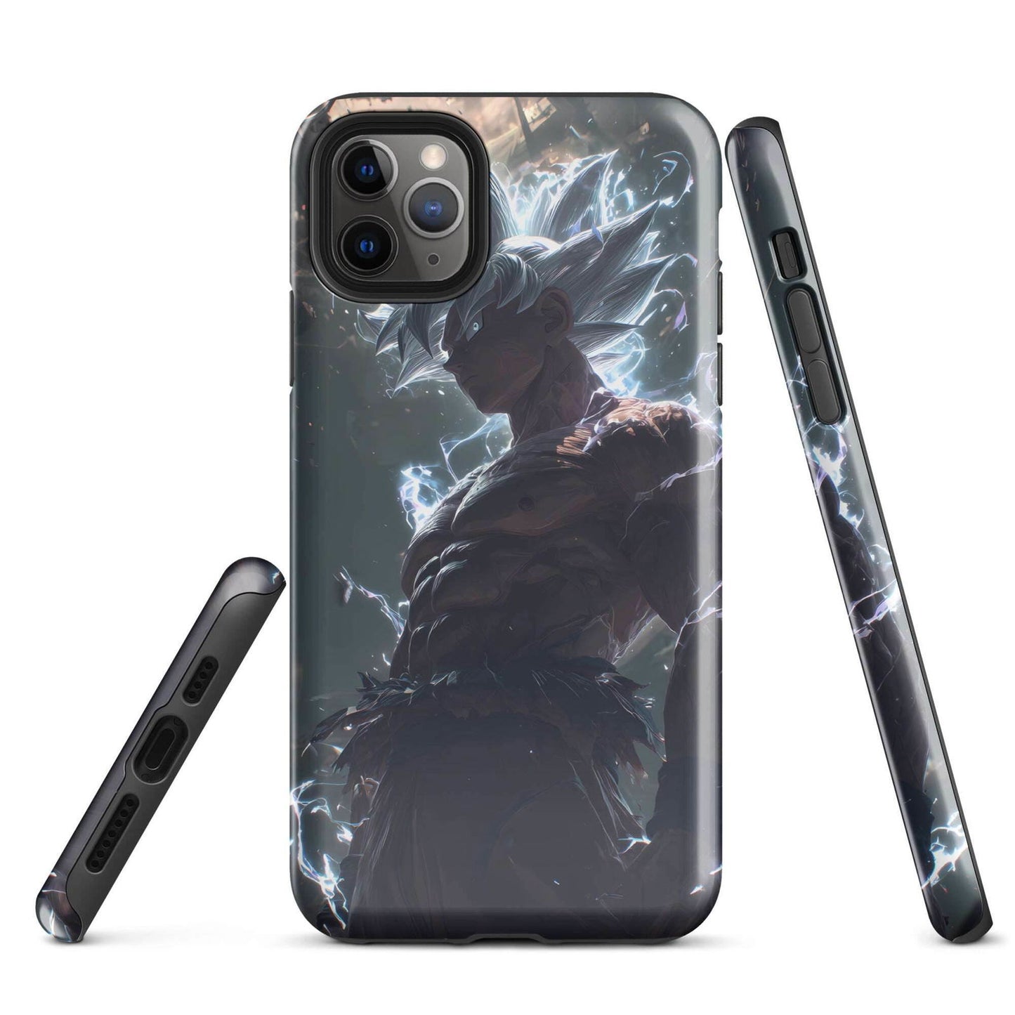 Son Goku Ultra Instinct Dragon Ball Super Anime Tough Case for iPhone - Chromavolt
