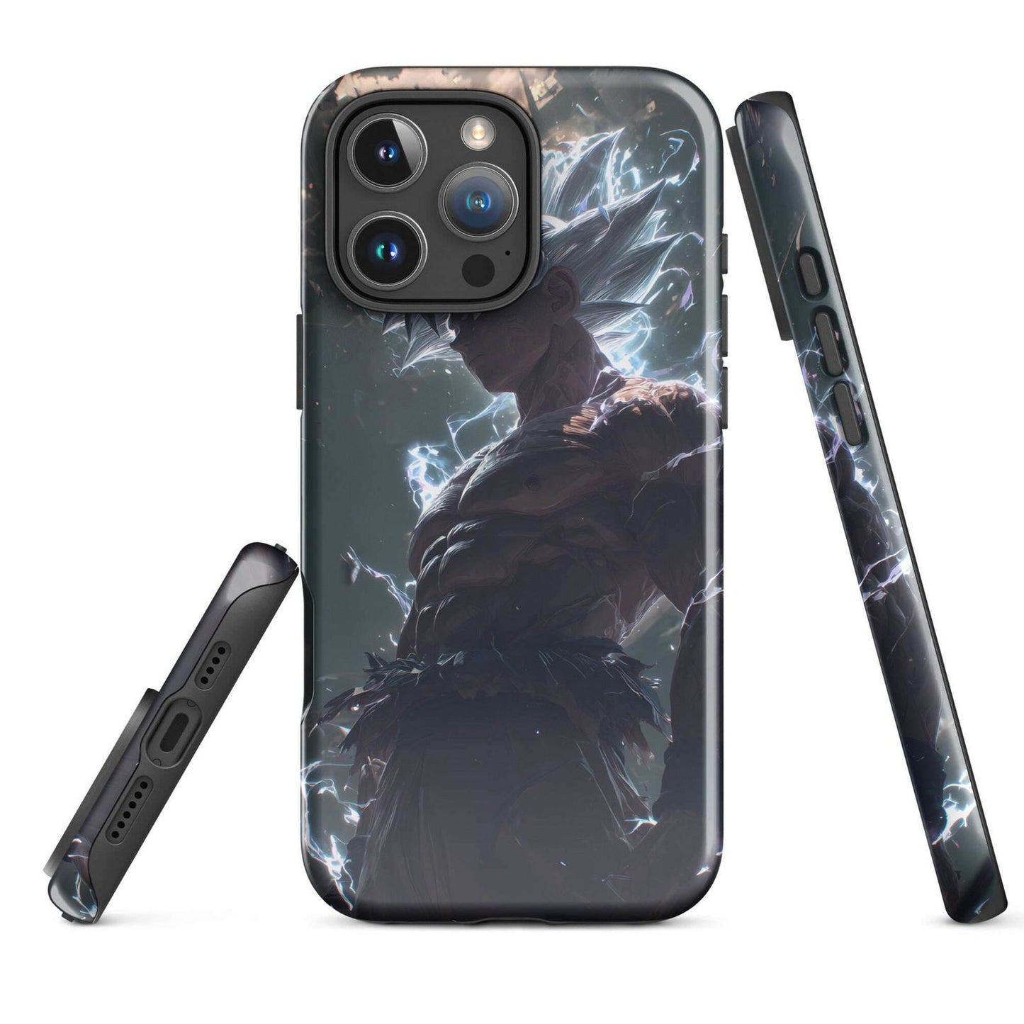 Son Goku Ultra Instinct Dragon Ball Super Anime Tough Case for iPhone - Chromavolt