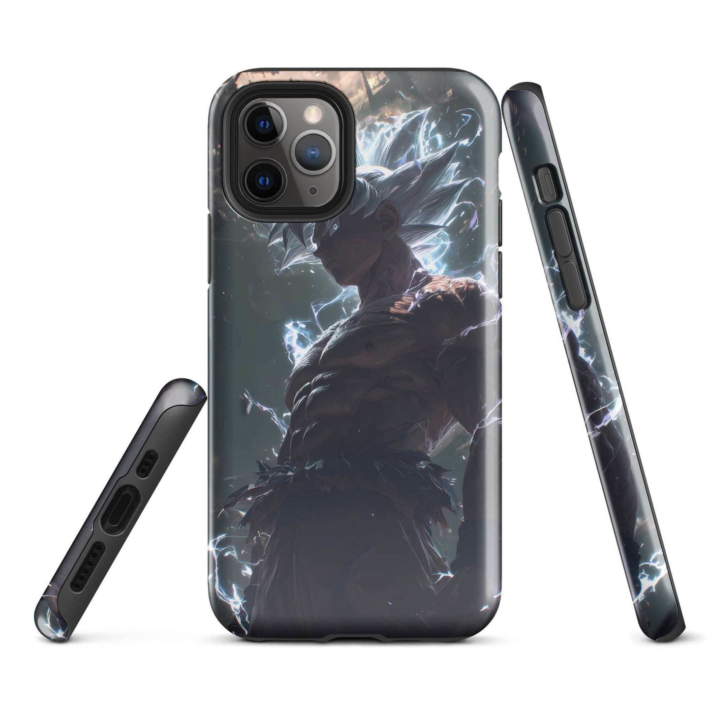 Son Goku Ultra Instinct Dragon Ball Super Anime Tough Case for iPhone - Chromavolt