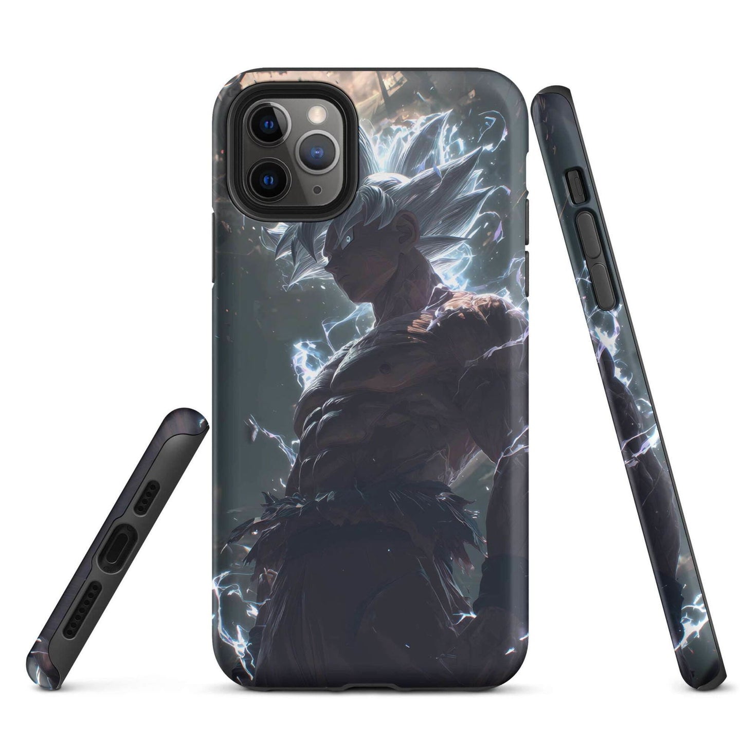 Son Goku Ultra Instinct Dragon Ball Super Anime Tough Case for iPhone - Chromavolt