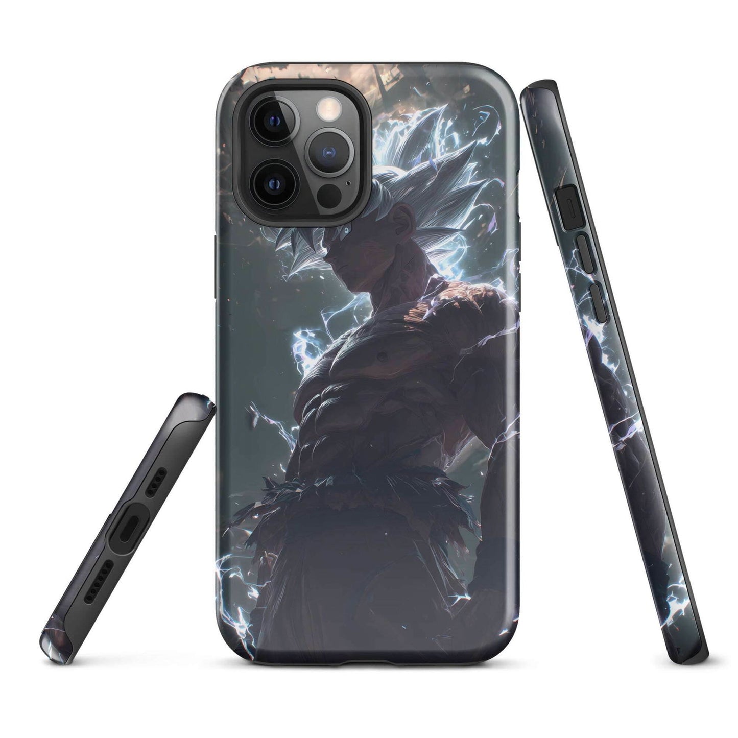 Son Goku Ultra Instinct Dragon Ball Super Anime Tough Case for iPhone - Chromavolt