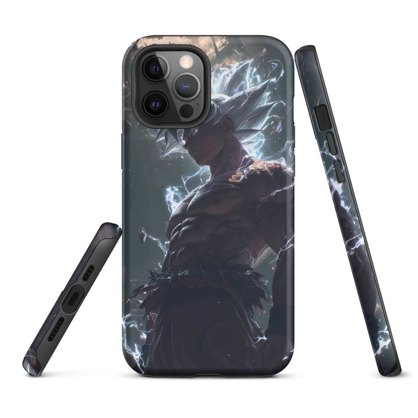 Son Goku Ultra Instinct Dragon Ball Super Anime Tough Case for iPhone - Chromavolt