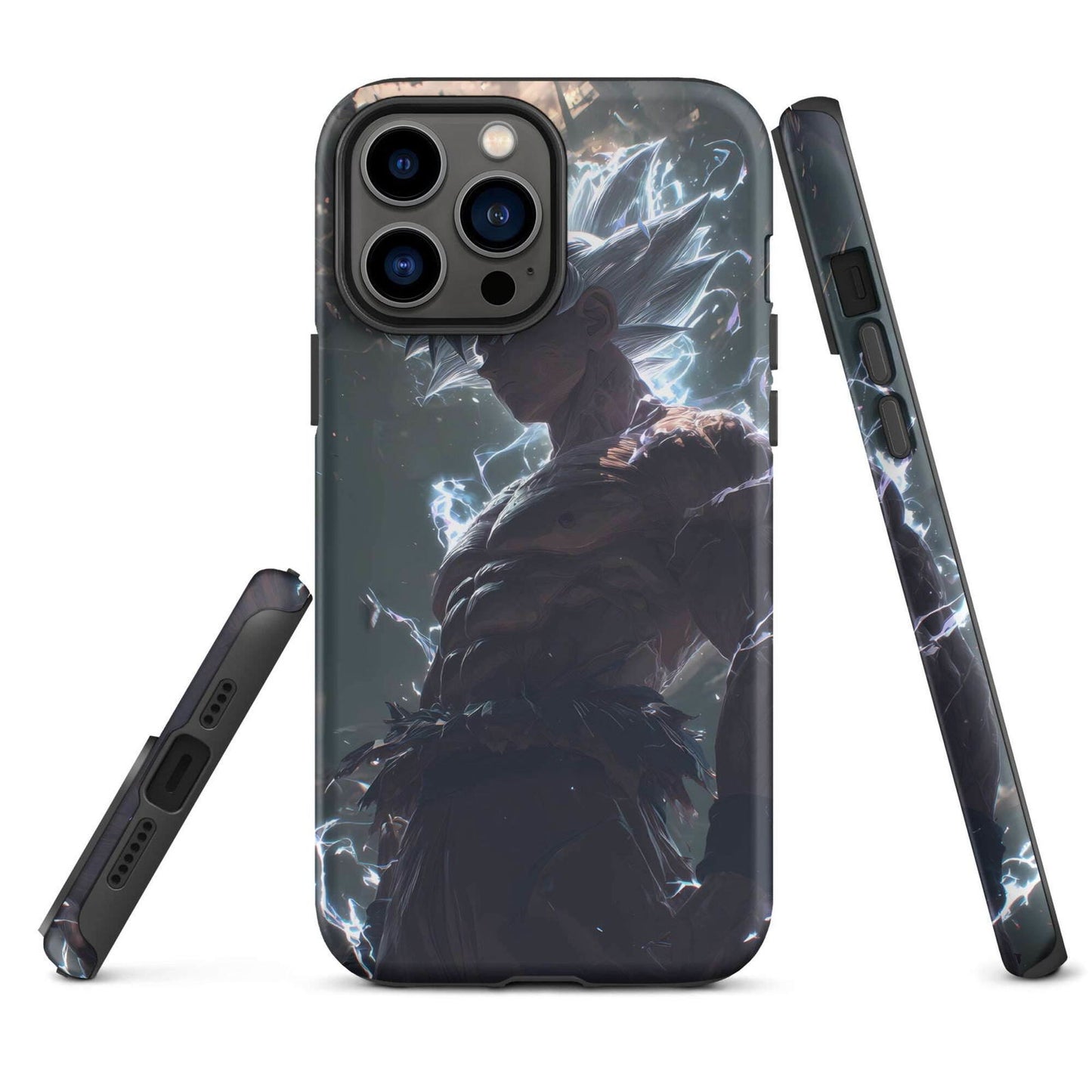 Son Goku Ultra Instinct Dragon Ball Super Anime Tough Case for iPhone - Chromavolt