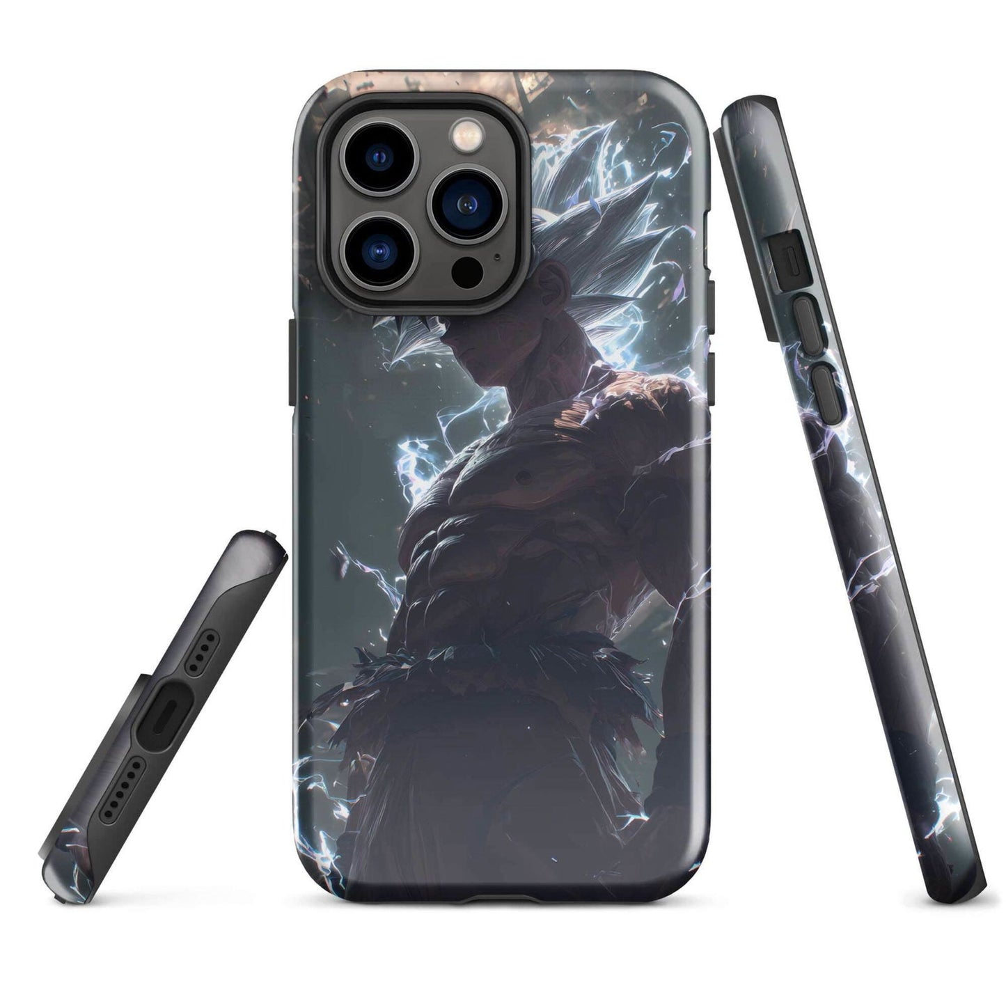 Son Goku Ultra Instinct Dragon Ball Super Anime Tough Case for iPhone - Chromavolt