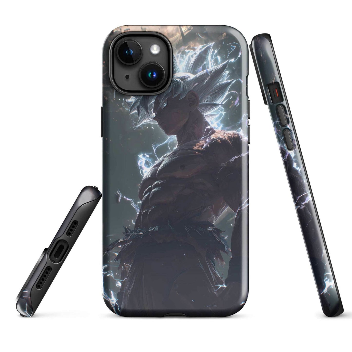 Son Goku Ultra Instinct Dragon Ball Super Anime Tough Case for iPhone - Chromavolt