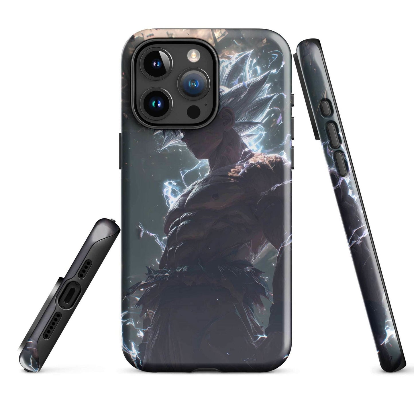 Son Goku Ultra Instinct Dragon Ball Super Anime Tough Case for iPhone - Chromavolt