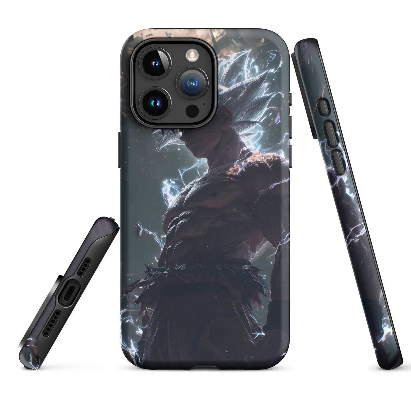 Son Goku Ultra Instinct Dragon Ball Super Anime Tough Case for iPhone - Chromavolt
