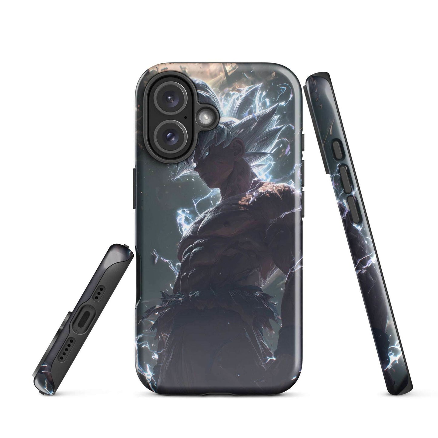 Son Goku Ultra Instinct Dragon Ball Super Anime Tough Case for iPhone - Chromavolt