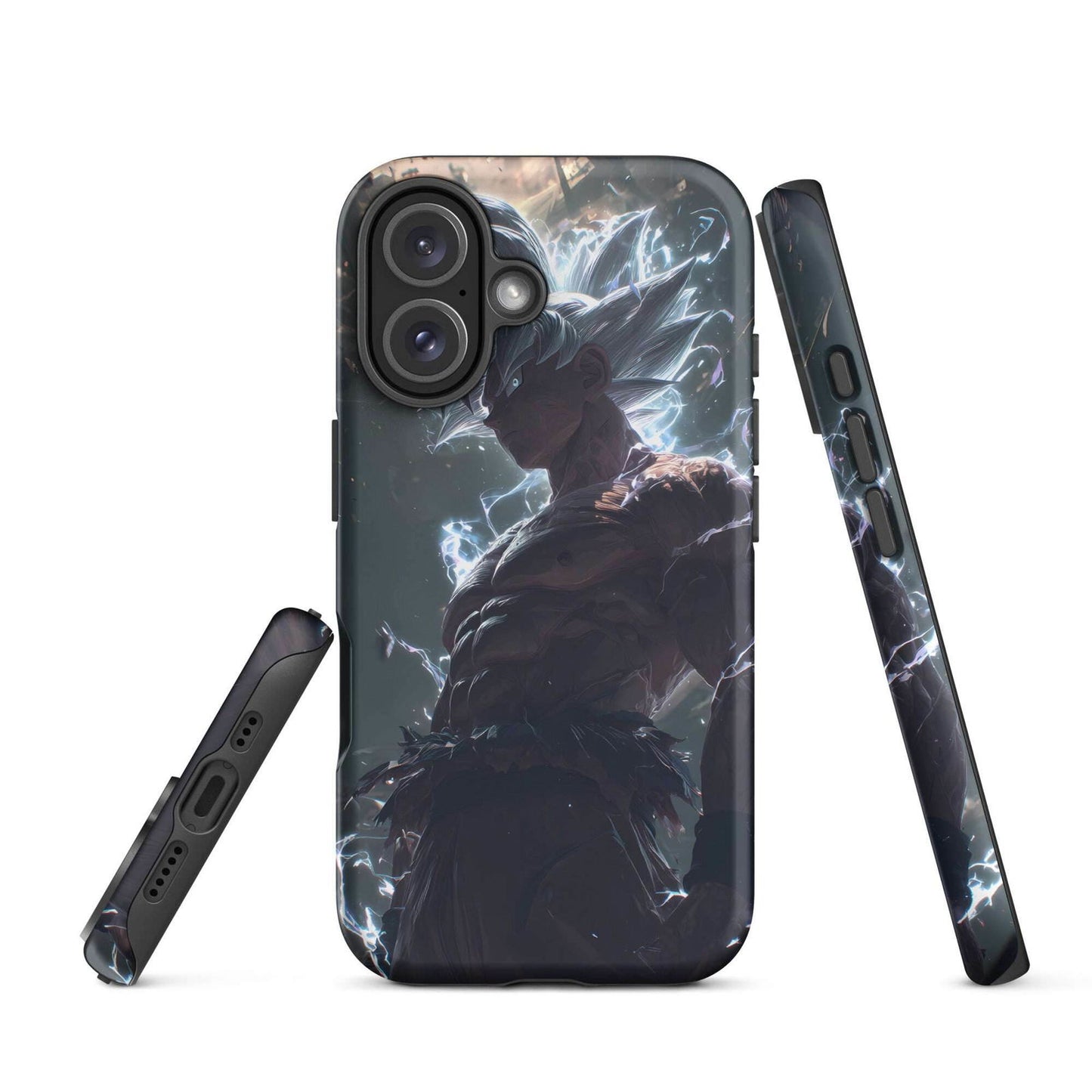 Son Goku Ultra Instinct Dragon Ball Super Anime Tough Case for iPhone - Chromavolt