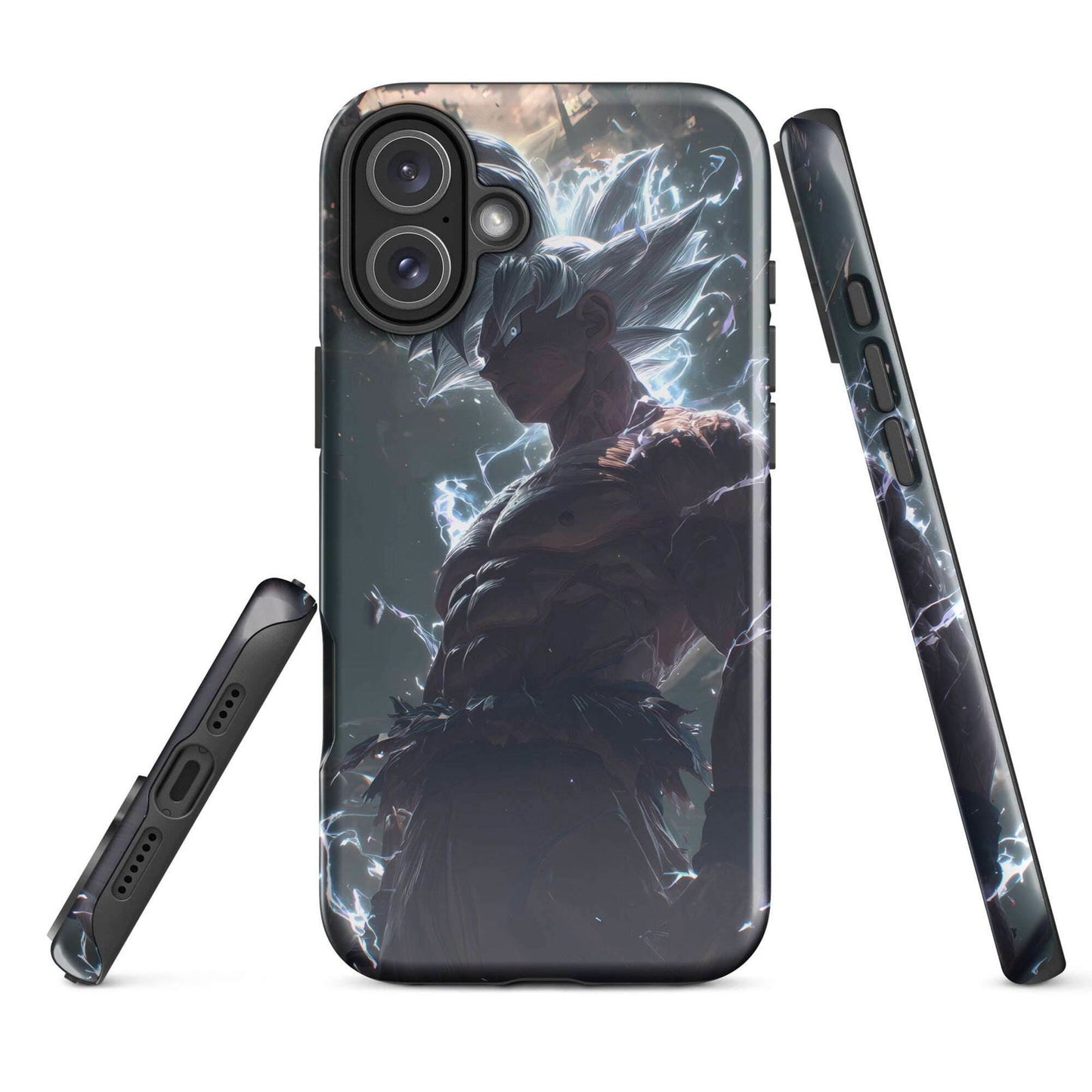 Son Goku Ultra Instinct Dragon Ball Super Anime Tough Case for iPhone - Chromavolt