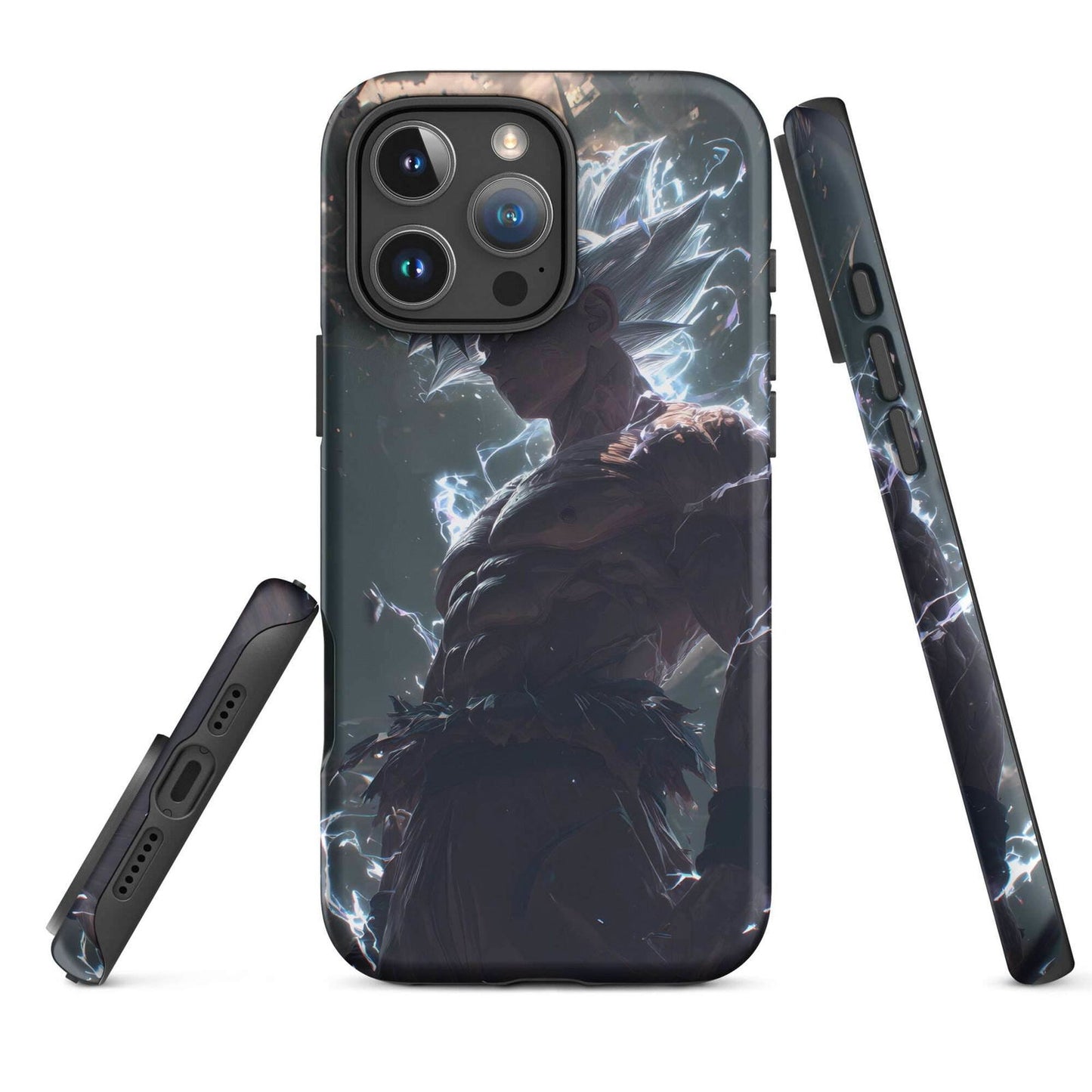 Son Goku Ultra Instinct Dragon Ball Super Anime Tough Case for iPhone - Chromavolt