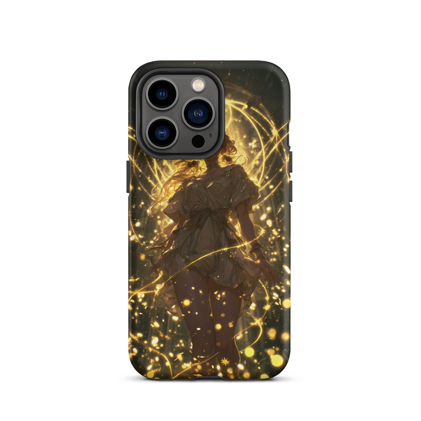 Aura, The Radiant Enchantress, Original Anime Art Tough Case for iPhone® - Chromavolt